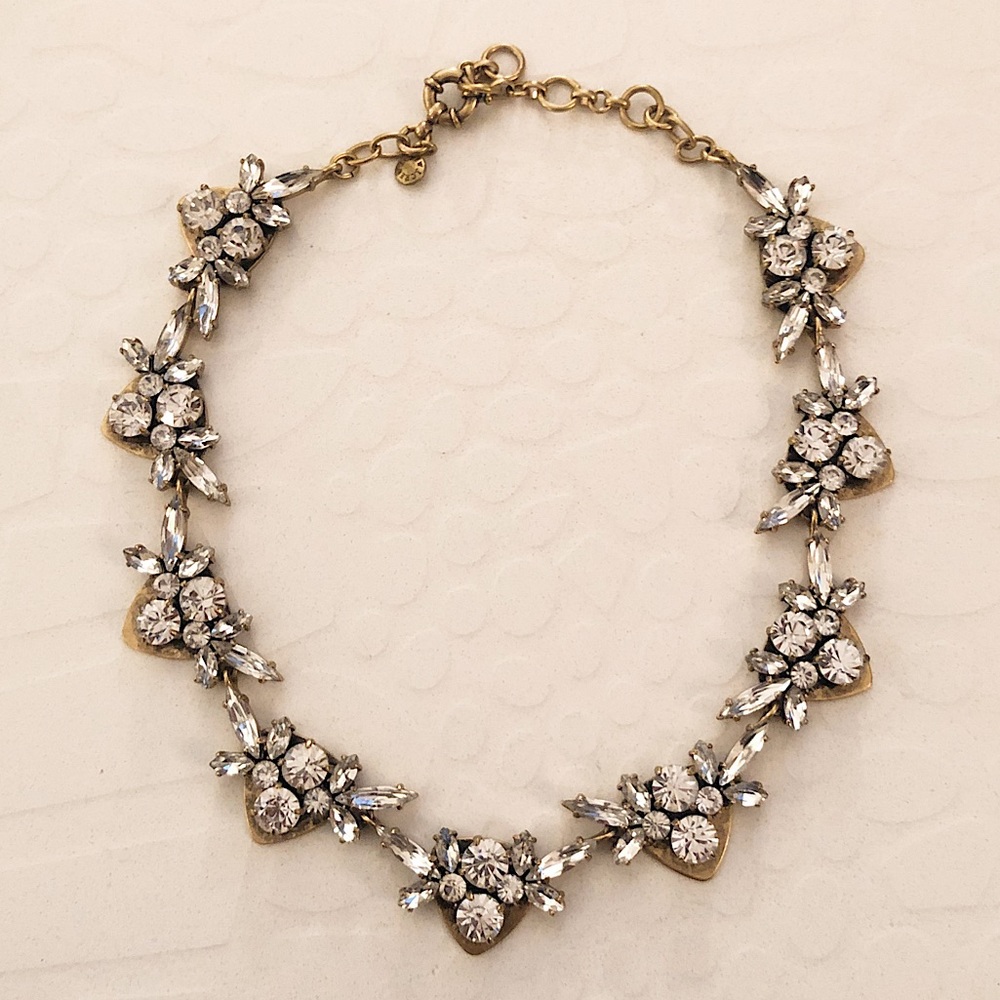 J. Crew Glam Crystal Necklace